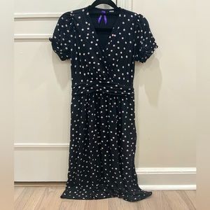 SERAPHINE Polka Dot Maternity Dress, Size 2, Stretch Jersey, only worn once!